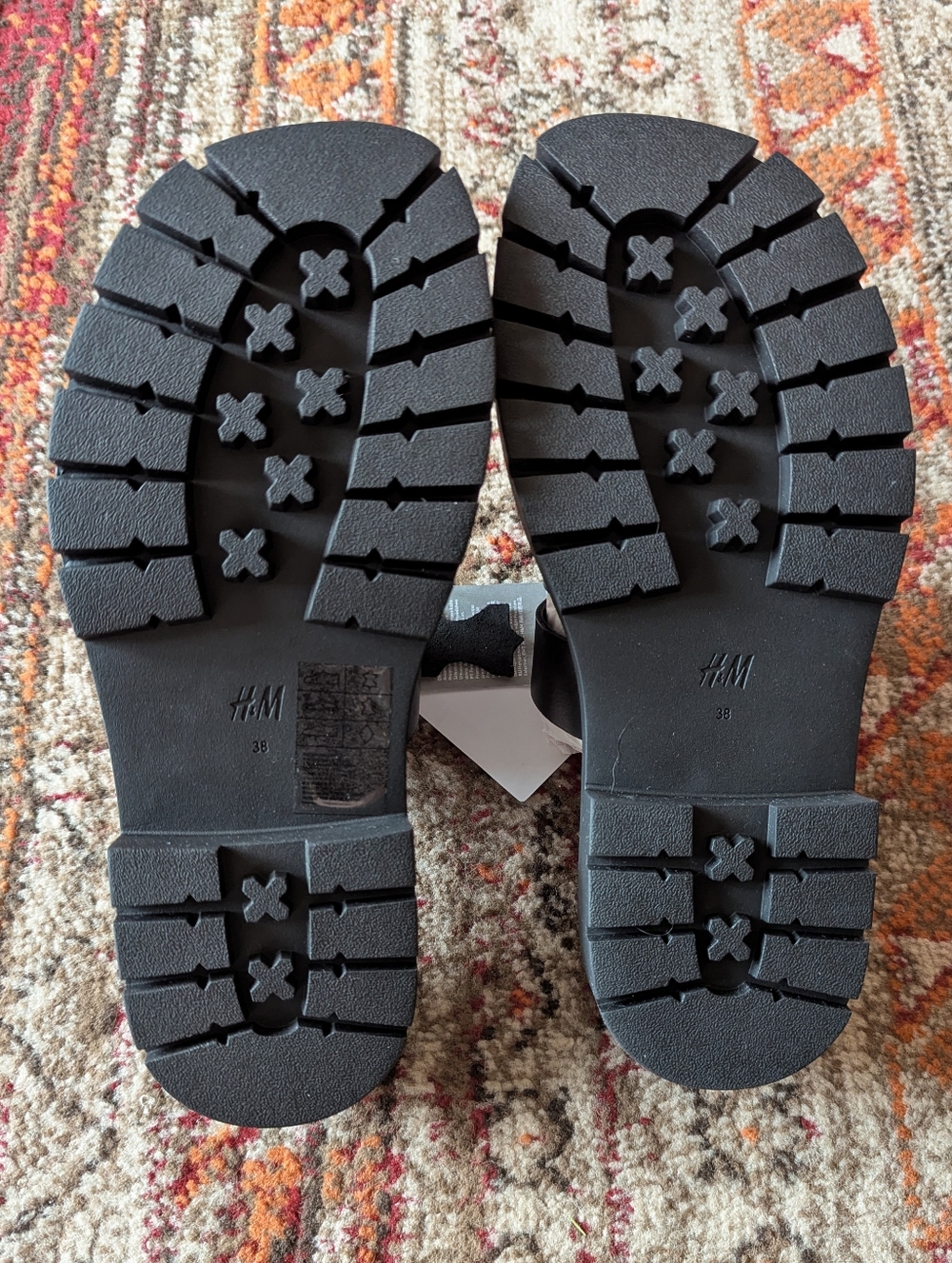 H&M Black Chunky Leather Sandals - Picture 4 of 5